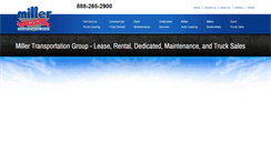 Desktop Screenshot of millertransgroup.com
